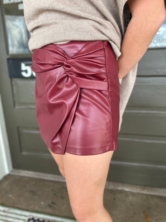 The Marlowe Skort in Berry