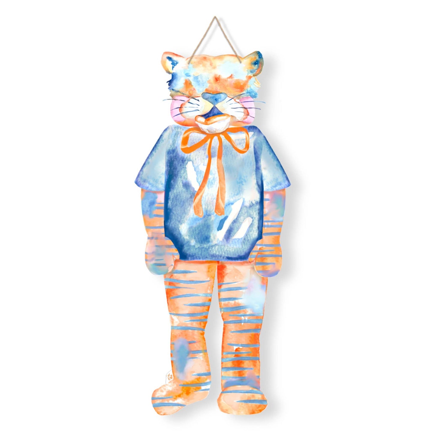 Acrylic Tiger Stripes Door Hanger