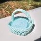 Acrylic Blue & White Antique Plate Coaster