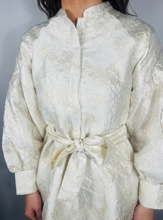 Shimmer Jacquard Dress