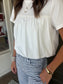 Lily Bubble Top in White