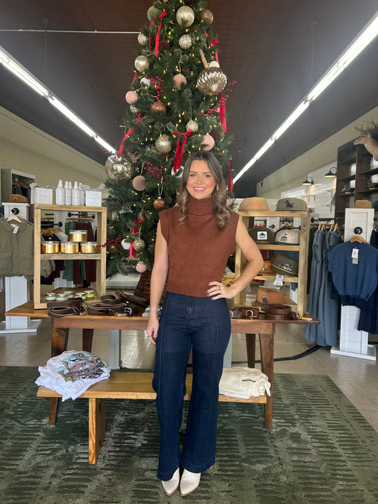 The Sutton Sleeveless Turtleneck