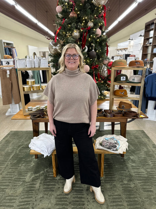 Patch Pocket Pants in Black