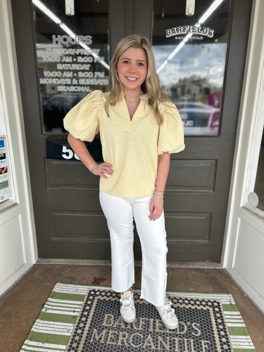 Claire Top in Butter