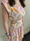 Elise Dress in Spring Palms