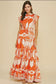 Savannah Sunset Tiered Maxi Dress