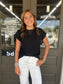 Cotton Tee in Black