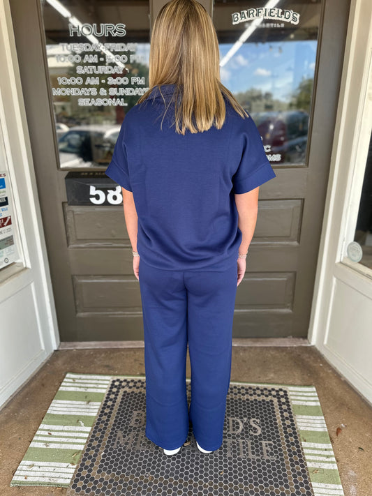 Catalina Quarter Zip in Navy'