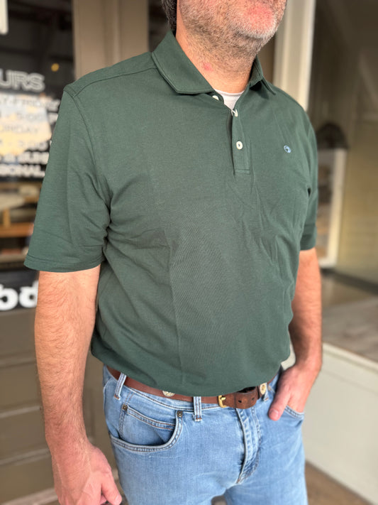 Hanover Pima Cotton Polo in Spruce Green