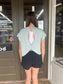 Emi Tee in Moss Green