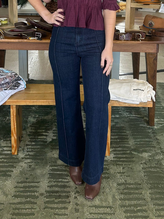 Ellis High Rise Wide Leg Denim