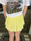 On Point Skort in Lemon