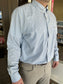 Duck Head Shaw Gingham Long Sleeve Performance Poplin Sport Shirt in Sage