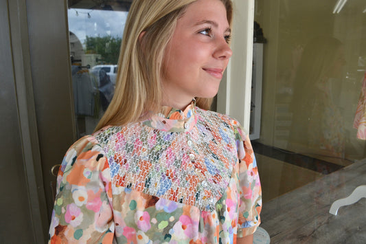 Camellia Blooms Dress