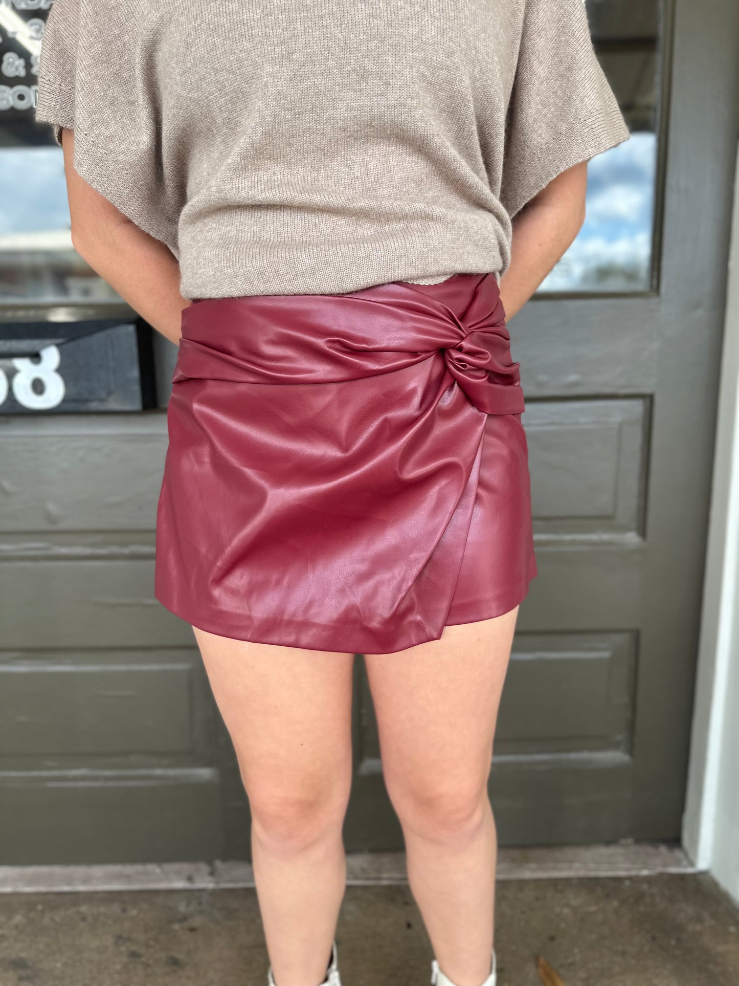 The Marlowe Skort in Berry