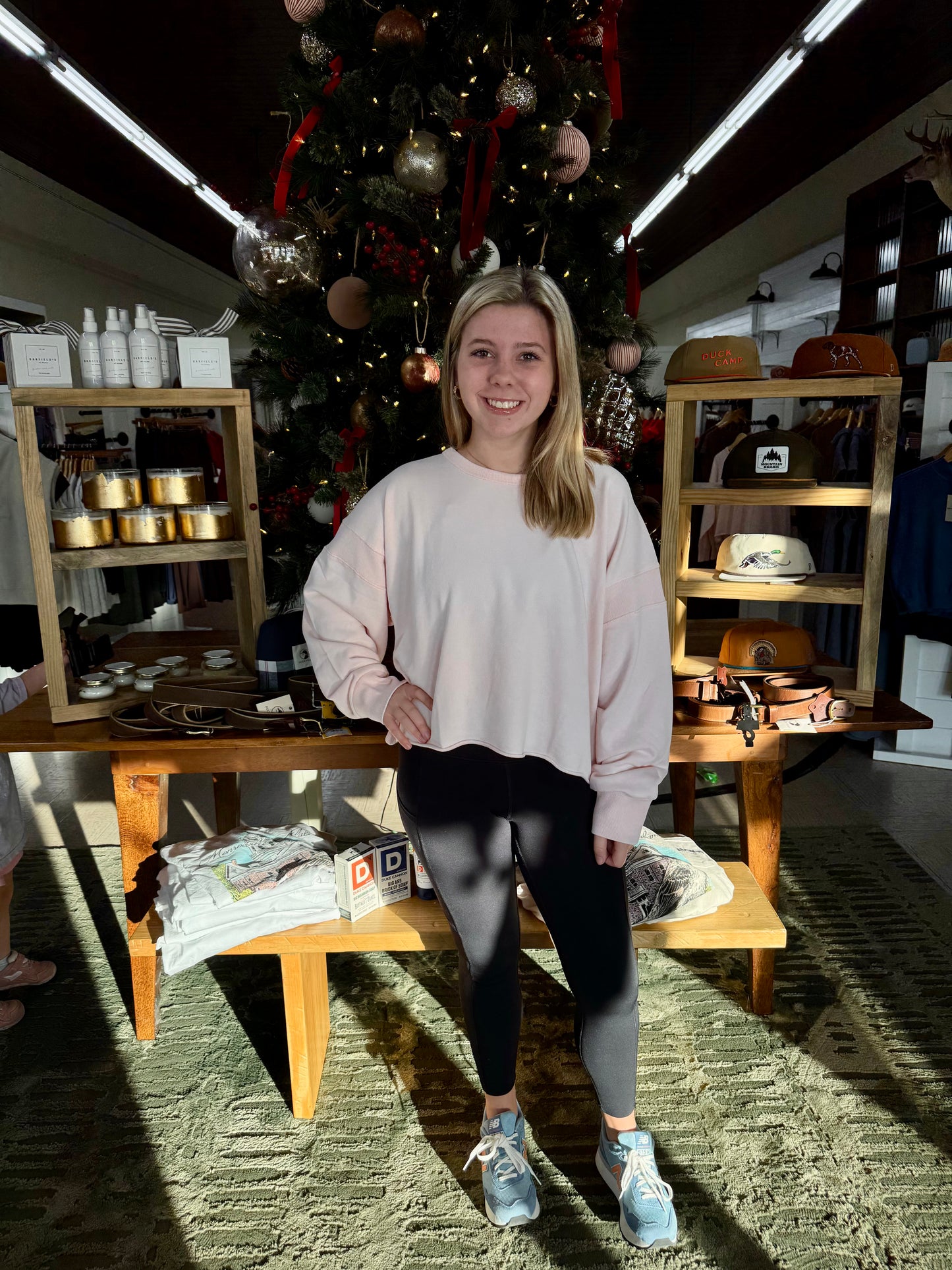 The Ivy Open Back Cropped Sweatshirt