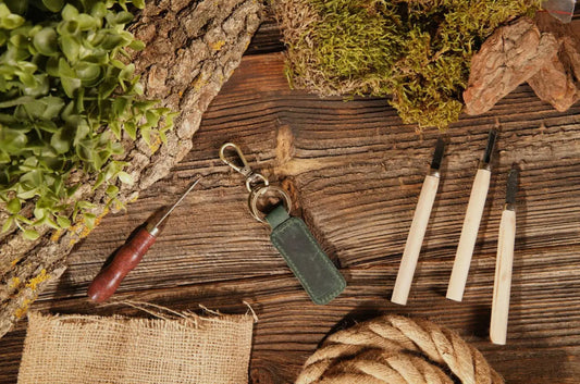 Leather Keychain