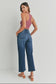 Cargo Pocket Wide Leg Jean