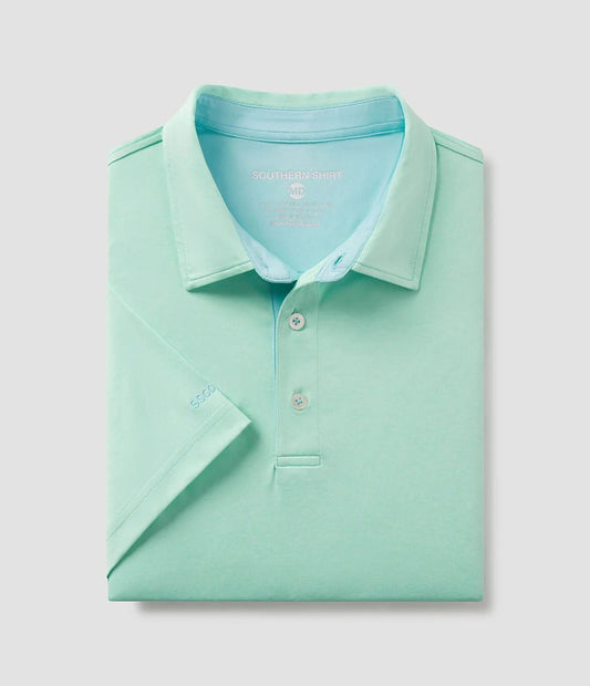 Grayton Heather Polo in Paradise