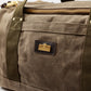 Waxed Canvas Overnighter bag in field brown