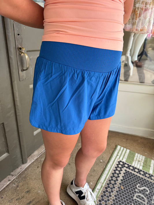 Core Tempo Shorts in Blue