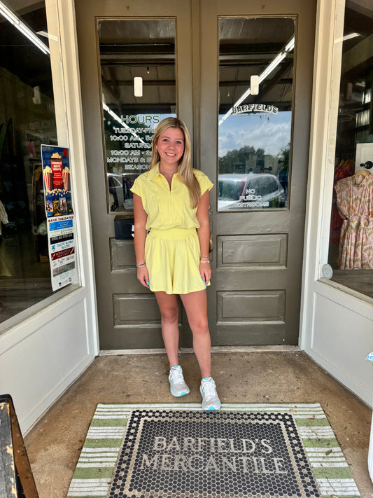 Easygoing Romper in Yellow
