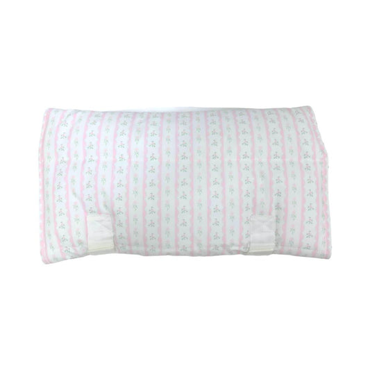 TRVL Nap Mat - Ribbon Floral Pink