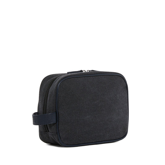 TRVL Men’s Dopp Toiletry Bag - Coated Canvas Indigo