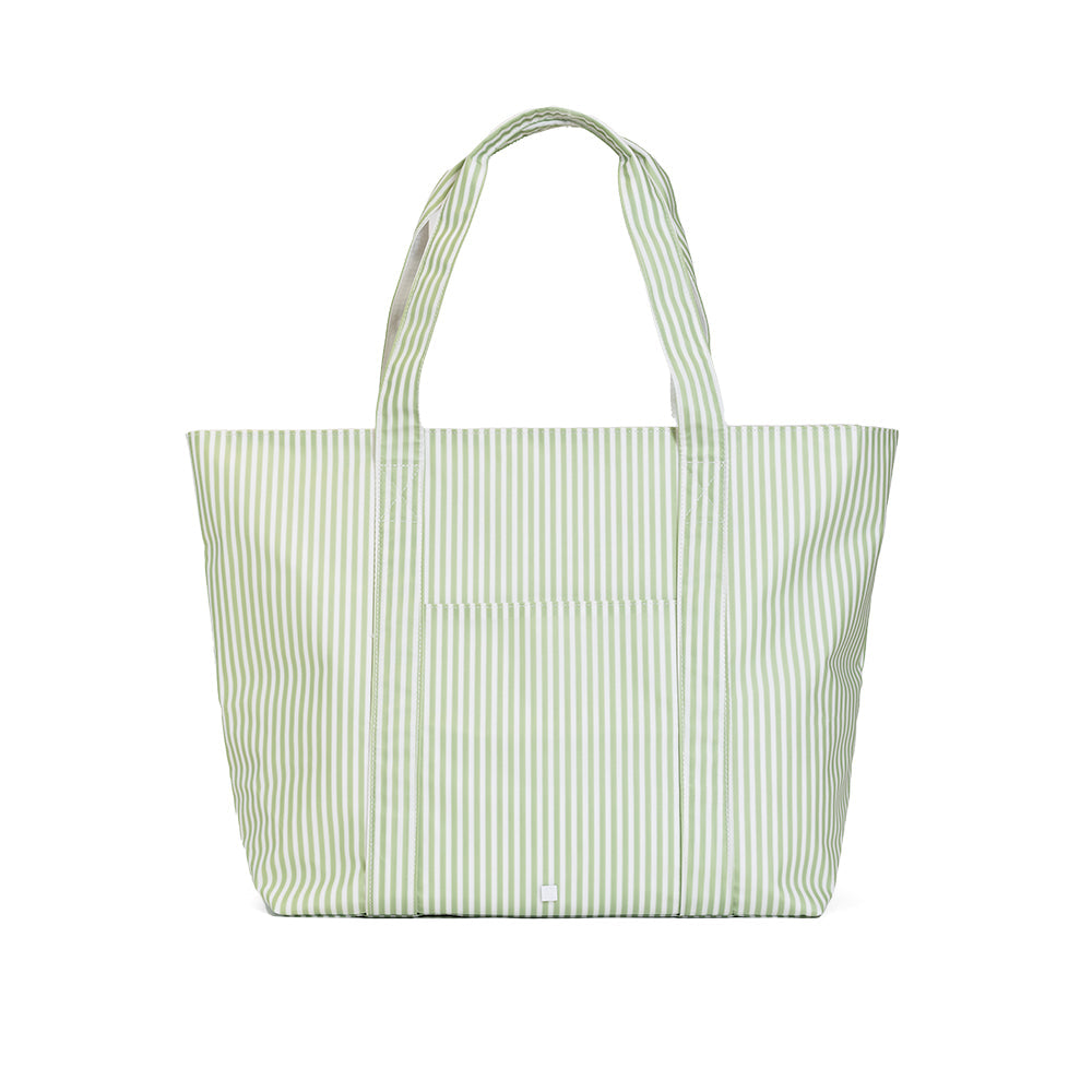TRVL Jumbo Tote - Pimlico Stripe Sage