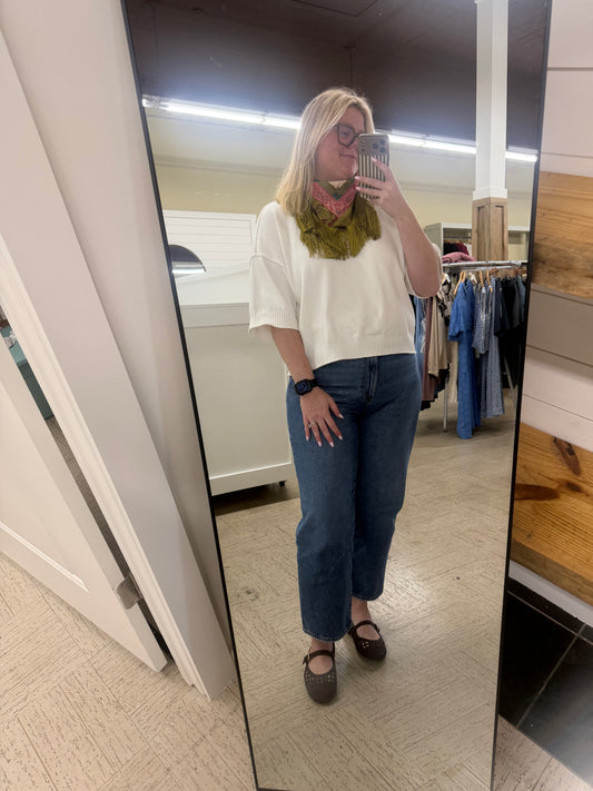 The Everyday Sweater in Ivory