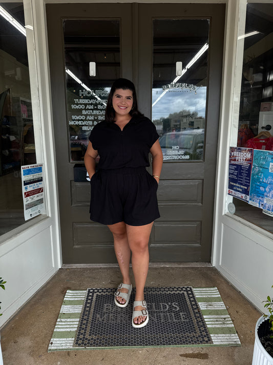 Easygoing Romper in Black
