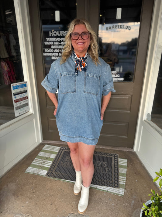 Harper Denim Dress