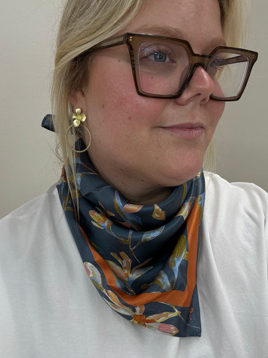 Dallis Foshee Scarf in Country Blue