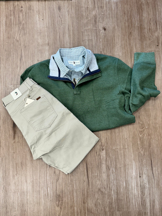Bearing Pique Performance 1/4 Zip Pullover