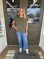 Rowan Sweater Vest in Light Olive