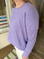 Collins Roll Neck Sweater in Lavender