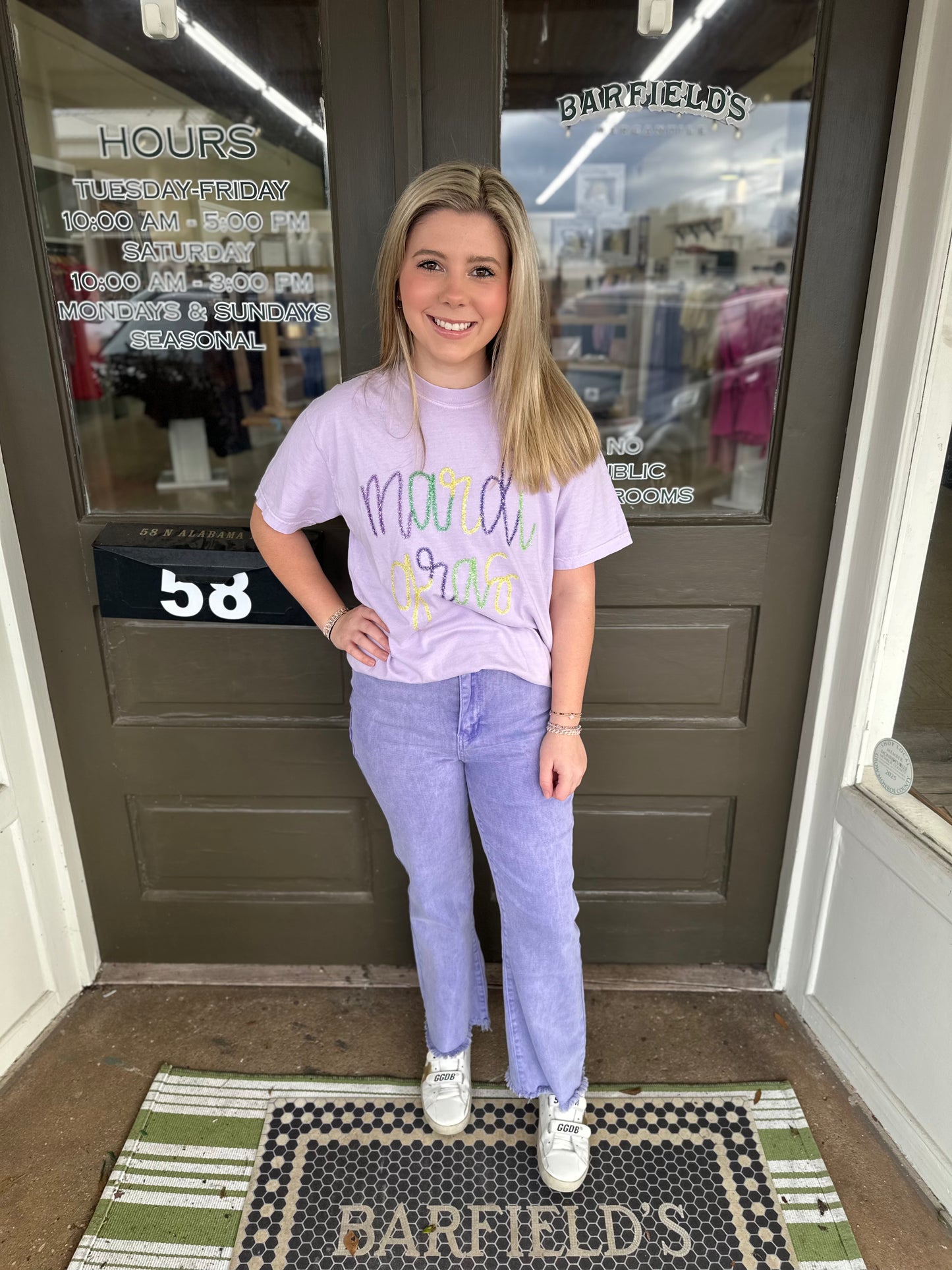 Mardi Gras Sparkle Tee