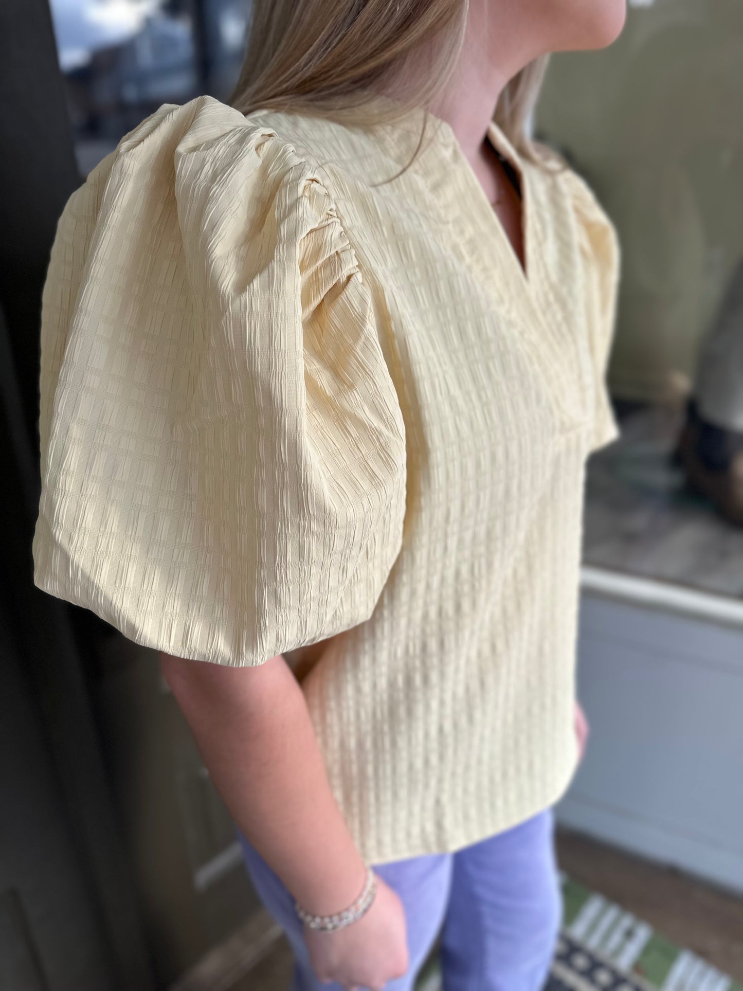 Claire Top in Butter
