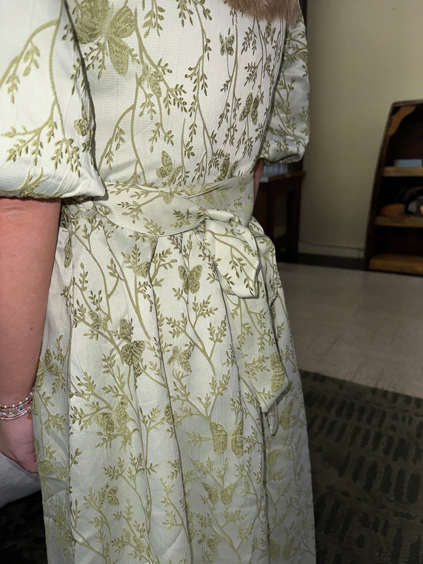 The Butterfly Garden Midi in Sage