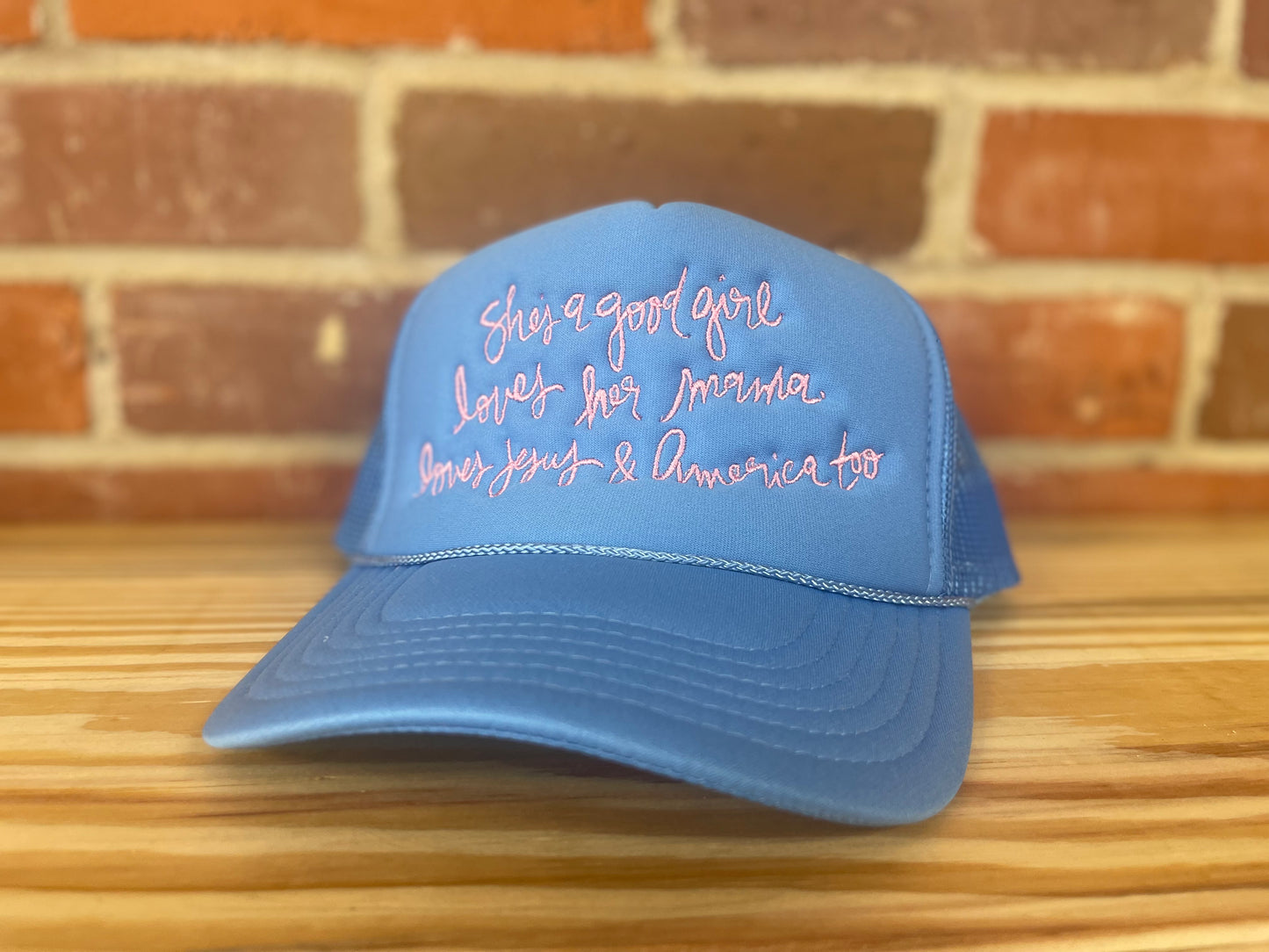 She's a Good Girl Trucker Hat