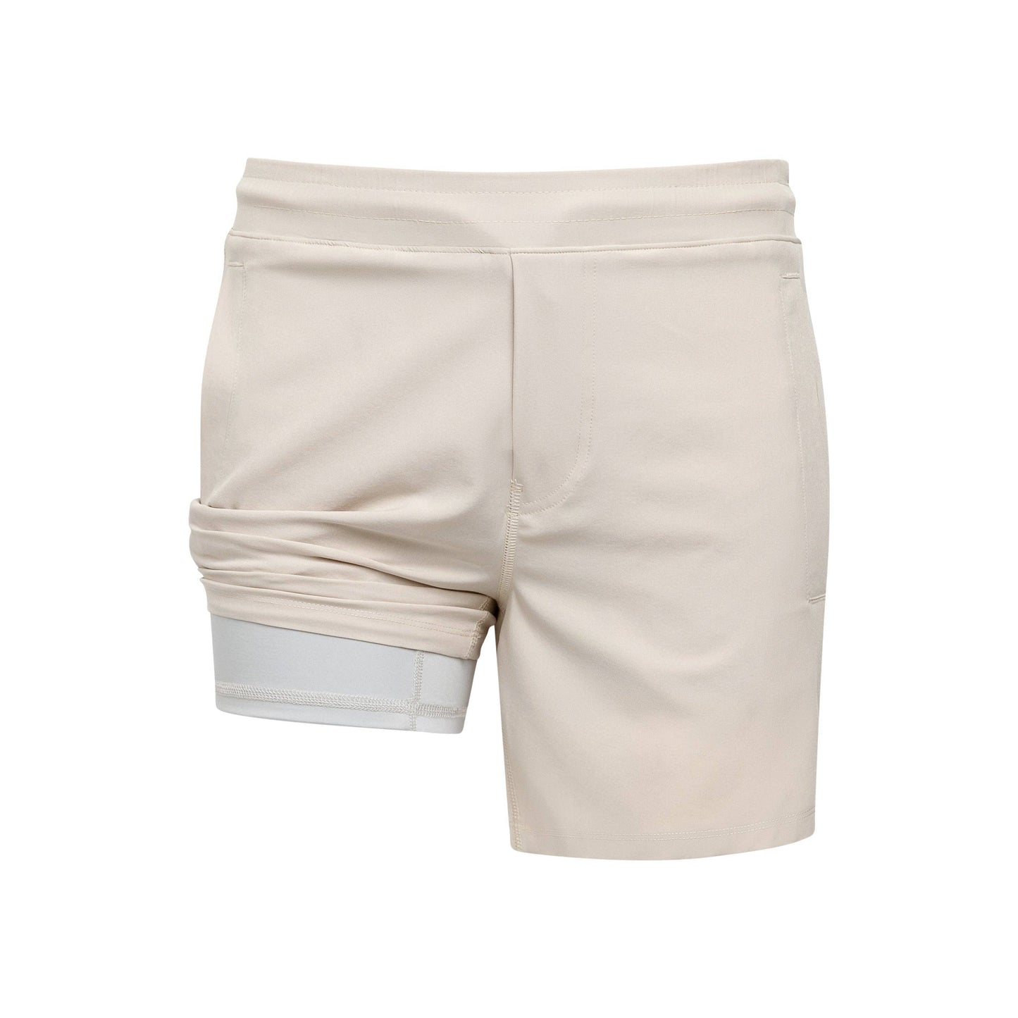 Stone Khaki Freeballers - Sport Shorts