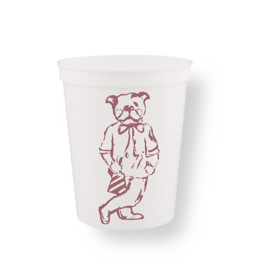 Bulldog Bo Stadium Cup Set