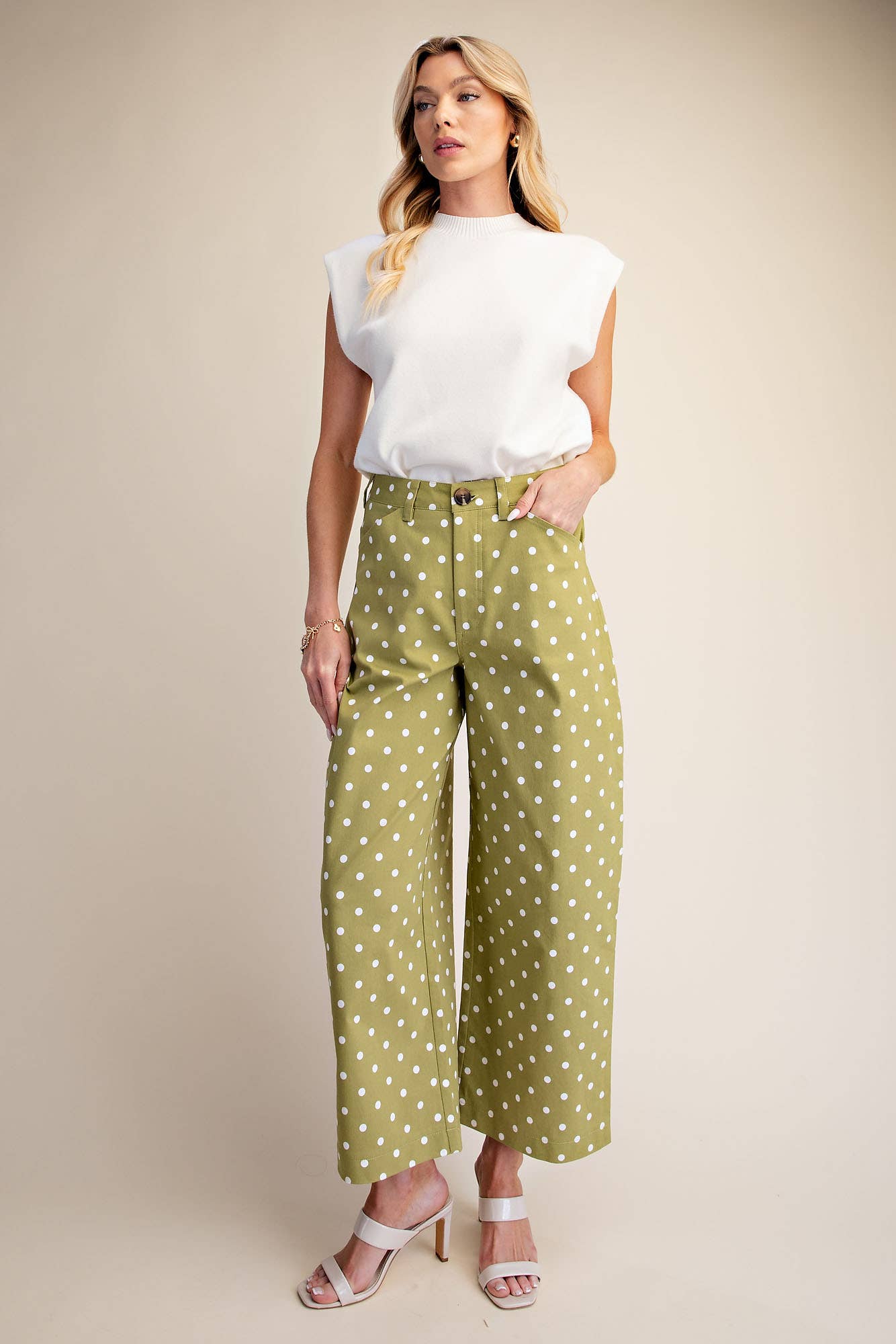 The Dottie Pants in Sage