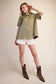 The Camille Top in Olive