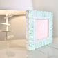 Acrylic Magnetic Frame - Green & White