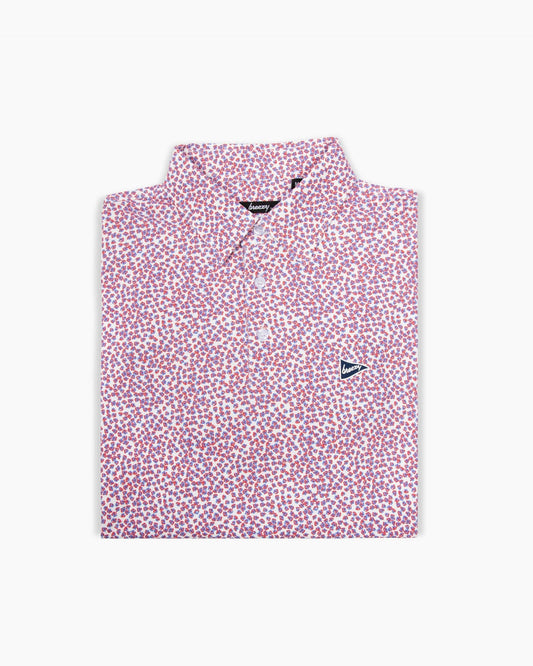 Flower Petals Golf Polo