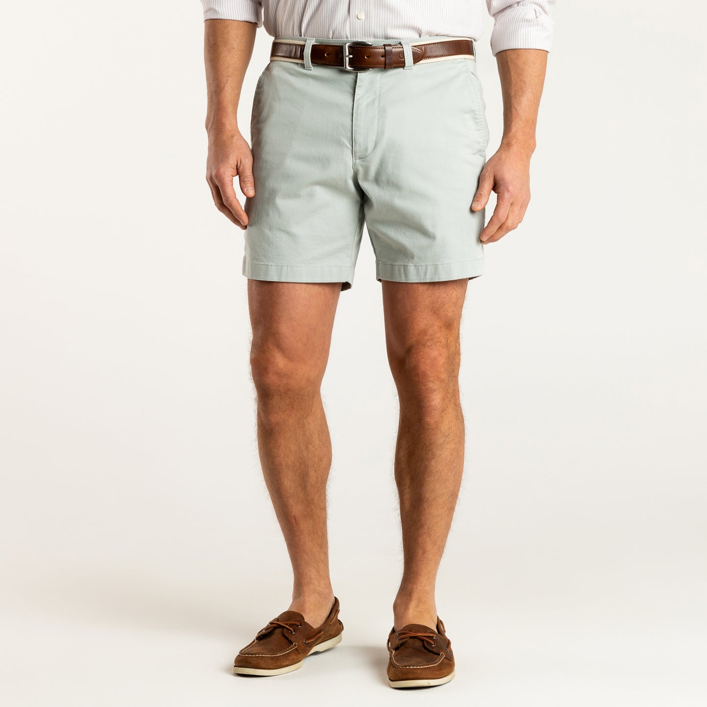 Gold School Chino Short in Sandstone Grey