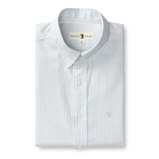 Collins Stripe Cotton Oxford Sport Shirt