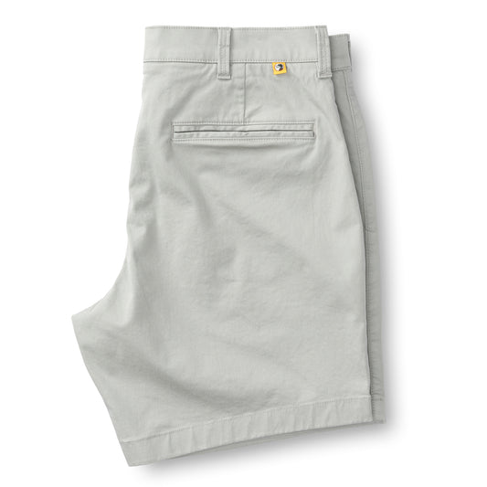 Gold School Chino Short in Greystone (7 inch)