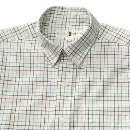 Joyner Plaid Cotton Twill Sport Shirt